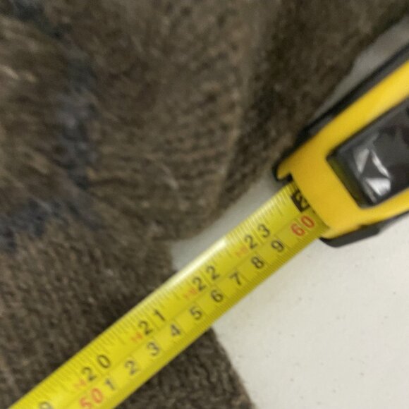 Eddie Bauer Women Sweater XS Brown Nanaimo Handknit Cardigan Mohair wool Vintage - Picture 5 of 7